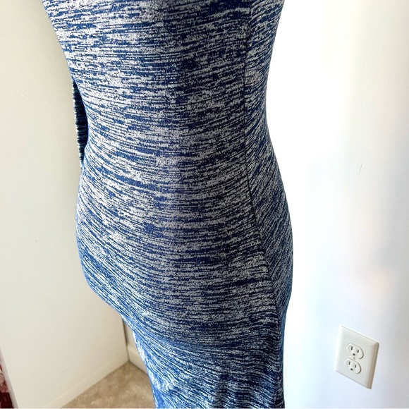 PHILOSOPHY REPUBLIC Clothing Heathered Ruched Body Hugging Dress—SZ. XS - Picture 5 of 15